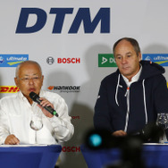 両シリーズの代表、坂東氏（SUPER GT）とベルガー氏（DTM）。