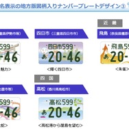 地方版図柄入りナンバープレートのデザイン