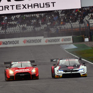 GT500マシンも参戦した、DTM今季最終戦ホッケンハイムの模様（10月）。