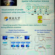 東京大学の柴崎研究室との共同研究を行い、人流分析によって人の流れの効率化を図る