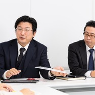 株式会社CGSの安田好伸さん（左）と森山守さん（左）