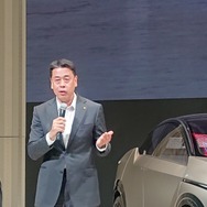 日産自動車内田社長（10月、フォーミュラEシーズンキックオフ会見）