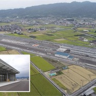 JR貨物松山駅を移転して設けられる松山貨物駅。