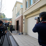 東京のゴーン被告宅（1月3日）　《photo (c) Getty Images》