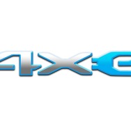 ジープの市販プラグインハイブリッド車（PHV）、「4xe」のロゴ