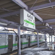 滝川、芦別方面からは2か月余ぶりに列車が来ることになった富良野駅。