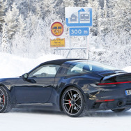 ポルシェ 911タルガ4 GTS 新型プロトタイプ（スクープ写真）