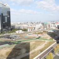 「うめきた2期地区」開発工事の開始が近くなり、更地にされた頃の梅田貨物駅跡。この下が地下区間となる。