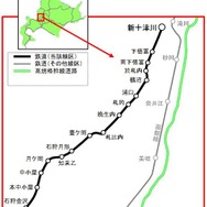 5月7日付で廃止される札沼線北海道医療大学～新十津川間。