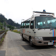 埼玉工業大学自動運転AIバスも駆けつけ、自動運転体験会を実施した。