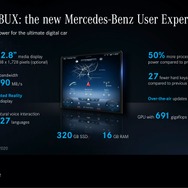 メルセデスベンツ Sクラス 次期型の最新「MBUX」