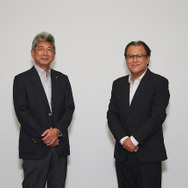 ヤマハ発動機 島本誠取締役（左）と静岡大学 木村雅和副学長