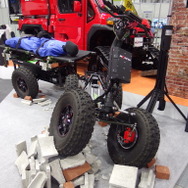 モリタ、折り畳み式電動資機材搬送車「EZ-Raider」（危機管理産業展2020）