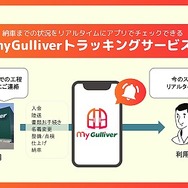 myGulliverトラッキングサービス