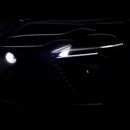 レクサスの新型EVコンセプトカーのティザーイメージ