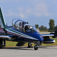 フレッチェ・トリコローリ、アエルマッキMB-339PAN。10月18日、ディロデイタリアでの展示（リヴォルト基地）