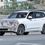 BMW X3 改良新型プロトタイプ（スクープ写真）