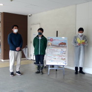 向かって左から観音崎京急ホテル営業部の佐藤次長、HTFの小柳CEO。