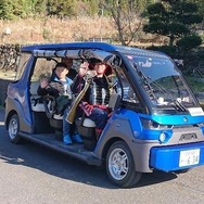 奥永源寺渓流の里での自動運転上小阿仁村での自動運転（2019年）
