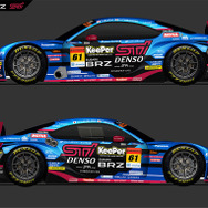 SUBARU BRZ GT300カラーリングデザイン