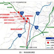 開通道路位置図