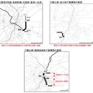 2016年の交通政策審議会第198号答申「東京圏における今後の地下鉄ネットワークのあり方等について」に示された地下鉄延伸計画と新線構想。