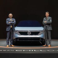 NISSAN Chill-Outとアシュワニ・グプタ最高執行責任者（左）/内田誠社長（右）