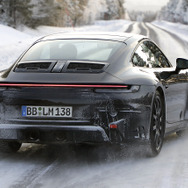 ポルシェ 911 改良新型プロトタイプ（スクープ写真）