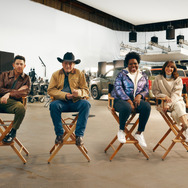 トヨタ・タンドラ 新型のスーパーボウル映像『The Joneses』に登場するニック・ジョナス、トミー・リー・ジョーンズ、レスリー・ジョーンズ、ラシダ・ジョーンズ