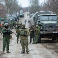 ドネツク地方での親ロシア・分離派武装勢力
