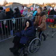 ポーランドに到着したウクライナ市民（3月11日）