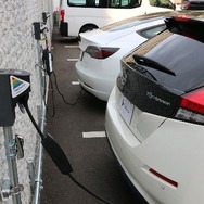 EV充電コンセント付き駐車時