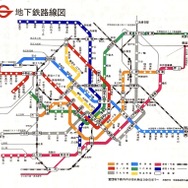 有楽町線開業時の路線図