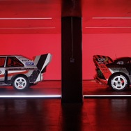 アウディ・スポーツ・クワトロ S1 パイクスピーク（1987年）と S1 e-tron クワトロ・フーニトロン