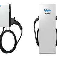 スマートEVチャージシステム「wayEV（ウェイブ）」（左：シングルモデル、右：トリプルモデル）