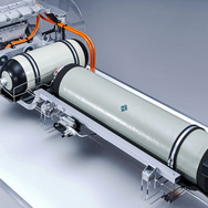 BMWの燃料電池車『iX5 HYDROGEN』の水素タンク