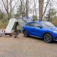SUVでもキャンプ用品はしっかり積み込めるということを、多くの方に知ってもらいたい。