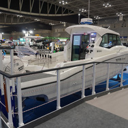 初公開となったヤマハ「YFR-コンセプト」ヤマハ製品のアクセサリーなどを手掛けるワイズギアは探知機などを展示（ジャパン・インターナショナルボートショー2023）