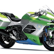 カワサキが2030年前半に市場投入を計画する水素エンジンバイク