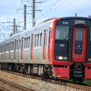 北九州都市圏を走る813系近郊型電車。