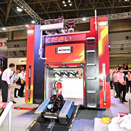 EV消防ポンプ自動車、モリタ・メビウス（東京国際消防防災展2023）