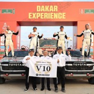 ダカールラリー2023で市販車部門10連覇を達成したトヨタ車体チーム