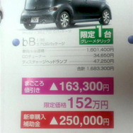 【新車値引き情報】130万円未満のコンパクトカー!!