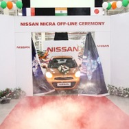 インド工場のマイクラ ラインオフ記念式典