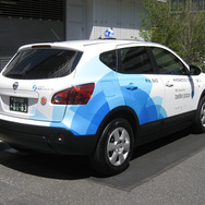 東京・六本木で実証運用をおこなっているバッテリー交換EVタクシー