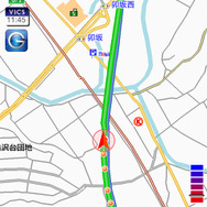 オービスに接近すると音声、もしくはアラームと、画面上の赤い表示で警告してくれる。