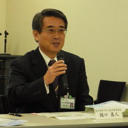 東京都青少年治安対策本部長の樋口眞人氏も会見に参加した