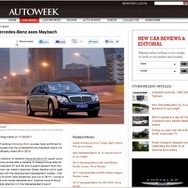 マイバッハが2013年にブランド廃止となる可能性を伝えた英『AUTOWEEK』