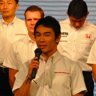 ホンダの2012年モータースポーツ活動体制発表に出席した佐藤琢磨