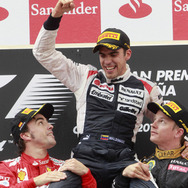F1スペインGPで優勝したウィリアムズのパストール・マルドナド